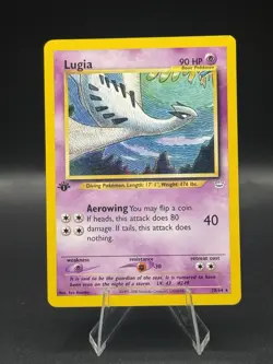 Lugia 20/64 NM Non Holo Rare 1st Edition Neo Revelation 2001 Pokemon TCG - Image 1