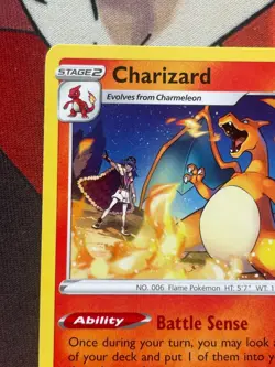 Charizard 25/185 Non-holo Rare - Pokemon SWSH04: Vivid Voltage - NM - Image 2