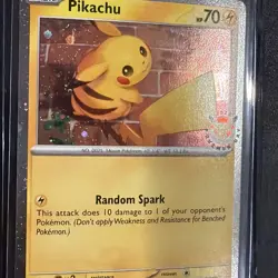 Pokemon TCG Pikachu 051/162 Stamped 2026 Pokemon Day 30 Promo NM - Image 3