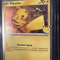 Pokemon TCG Pikachu 051/162 Stamped 2026 Pokemon Day 30 Promo NM - Image 4