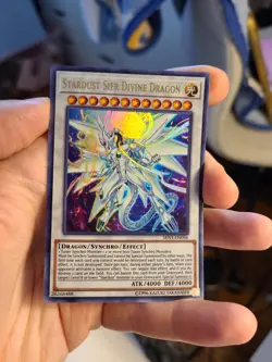 Yugioh Stardust Sifr Divine Dragon SHVI-EN096 1st Ultra Rare - Image 1