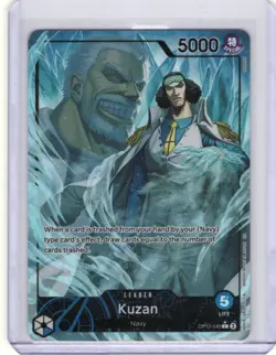 Kuzan (040) (Alternate Art) OP12-040 Legacy of the Master Foil One Piece Card - Image 1
