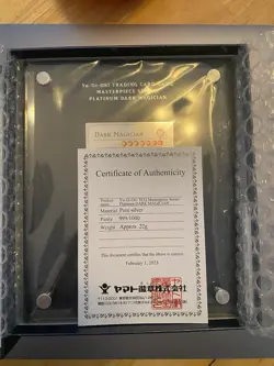 Yugioh Trading Card Game Platinum Dark Magician Masterpiece Series 2023 Limited - Image 3