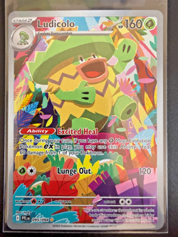Ludicolo 95/94 Phantasmal Flames Illustration Rare Holo Pokemon TCG Card NM - Image 1