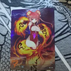 Monster Girl Encyclopedia Fire Mouse Anime Waifu ACG Card Doujin Hinezumi - Image 1