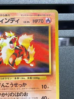 Arcanine Pokemon Card Japanese No.059 1998 Toyota / CD Promo Vintage - Image 3