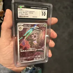 ✨✨ CGC 10 Lileep 104/102 AR Art Rare Stellar Miracle sv7 Pokemon Card CGC 10 - Image 3