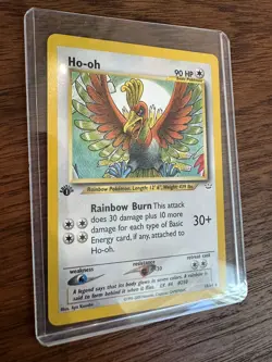 1st Edition Ho-oh 18/64 - Neo Revelation - Rare Pokemon Card - NM - Image 2