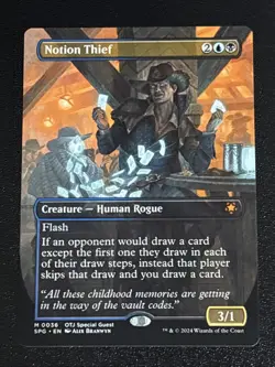 MTG Outlaws of Thunder Junction: Special Guests Notion Thief Borderless 0036 NM - Image 1