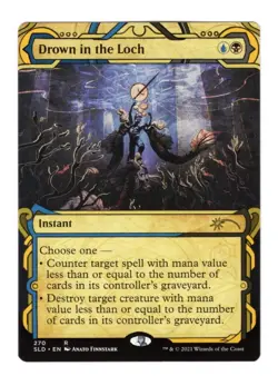 MTG Drown in the Loch (270), NM, Secret Lair Showcase: Strixhaven {SLD} - Image 1