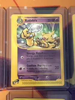 Pokemon Expedition Base Set WOTC Abra Kadabra Alakazam Vintage Free Shipping - Image 4
