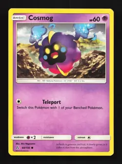 Cosmog 60/156 LP Ultra Prism English Pokemon Card TCG - Image 1