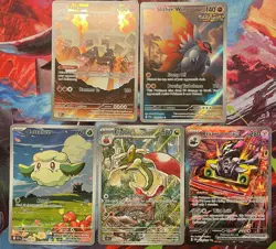 Pokemon TCG Illustration Rare Lot (5 Cards) Slither Wing Revavroom Flapple NM - Image 1