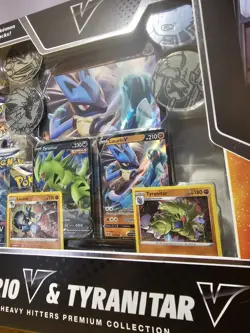 Pokemon TCG Lucario V & Tyranitar V Heavy Hitters Premium Collection - Image 2