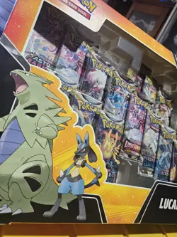 Pokemon TCG Lucario V & Tyranitar V Heavy Hitters Premium Collection - Image 3