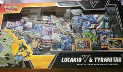 Pokemon TCG Lucario V & Tyranitar V Heavy Hitters Premium Collection - Image 4