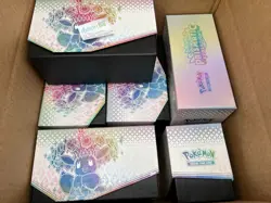 Pokemon Prismatic Evolutions Elite Trainer Box Lot of 11 - NO PACKS - Image 1
