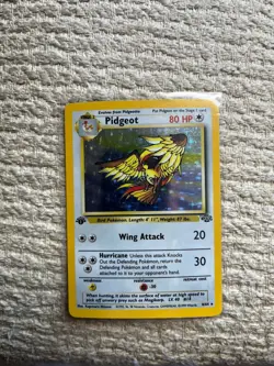Pokemon TCG 1st Edition Pidgeot Jungle 8/64 Holo Rare - Image 1
