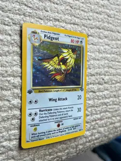 Pokemon TCG 1st Edition Pidgeot Jungle 8/64 Holo Rare - Image 4