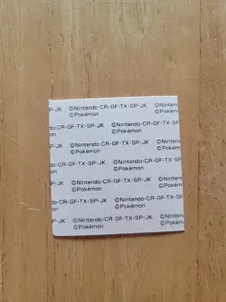 【NM】Gengar Pokemon Pan deco Chara Halloween Sticker Japanese - Image 2