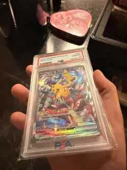 Pokemon TCG 2023 WCS23 Japanese Pikachu EX Full Art #001 PSA 10 Gem Mint - Image 3