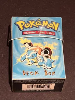 Vintage 1999 WOTC Ultra Pro Official Pokemon Deck Box Blastoise Onix No Sleeves - Image 1
