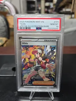 Hilda 171/086 White Flare Pokemon Psa 10 - Image 1