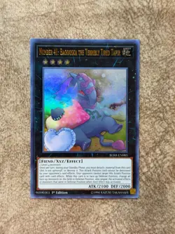 Number 41 Bagooska the Terribly Tired Tapir BLRR-EN085 Yu-Gi-Oh 1st Edition NM - Image 1
