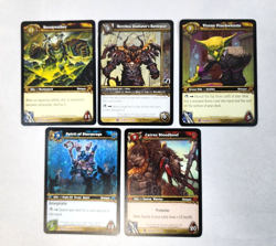 World of Warcraft TCG Drums 5x EPIC LOT Cairne Bloodhoof Doomwalker Stormrage + - Image 1