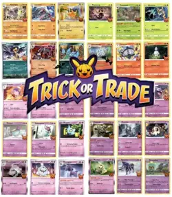 Trick or Trade 2022 - COMPLETE Pokemon Special Halloween MASTER SET - 30 Cards - Image 1