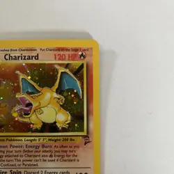 Charizard 4/130 Base Set 2 Holo Rare Pokemon Card 2000 WOTC TCG Pokemon Vintage - Image 3