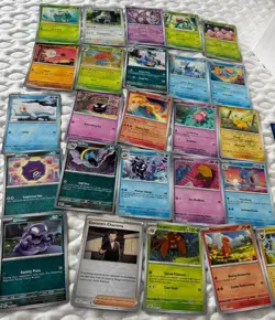 Pokemon TCG x500+ English 151 Reverse Holo Cards Bulk Lot - Image 1