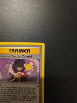 Pokemon TCG Cards 121/132 Sabrina’s Psychic Control 1st Edition Gym Challenge NM - Image 3