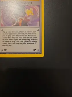 Pokemon TCG Cards 121/132 Sabrina’s Psychic Control 1st Edition Gym Challenge NM - Image 4