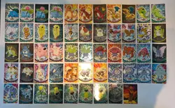 Topps 1999 Pokemon Cards 1st Print Bundle,53 Cards Inc 18 Holos,Foils Charizard - Image 1