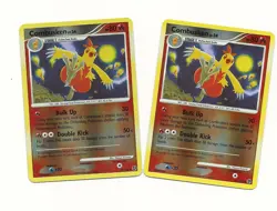 2x COMBUSKEN 35/106- D & P Great Encounters Pokemon Card REV HOLO -2008 RELEASE - Image 1