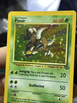 #2 Pinsir 9/64 Jungle 1999 Holo Rare WOTC Pokemon Card TCG - Image 5
