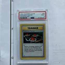 Pokemon Center 1999 Base Set Shadowless Trainer Card 85/102 Uncommon PSA 9 - Image 1