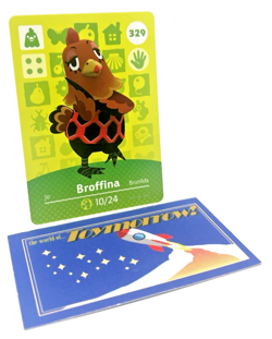 Animal Crossing Nintendo Amiibo - BROFFINA #329 - Series 4 Authentic Card - Image 1