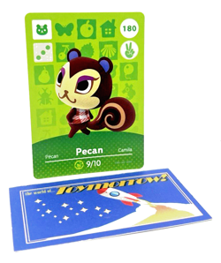 Animal Crossing Nintendo Amiibo - PECAN #180 - Series 2 Authentic Card - Image 1