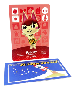 Animal Crossing Nintendo Amiibo - FELICITY #119 - Series 2 Authentic Card - Image 1