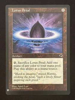 1x MTG Lotus Petal - The List Reprints (LIST) (TMP) - Magic the Gathering - Image 1