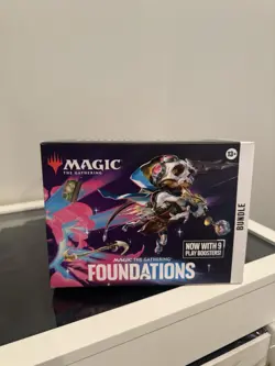 NEW Magic: The Gathering Foundations Bundle (9 Play Boosters & Collectible Die) - Image 1