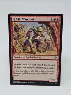 Goblin Warchief 1x MtG Duel Decks: Speed vs Cunning - Image 1