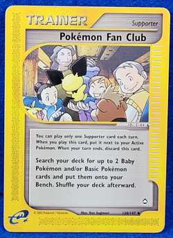 Pokemon Fan Club Aquapolis e-Series NM 130/147 Regular Pokemon Uncommon Vintage - Image 1