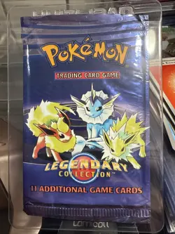 Wizards of the Coast Pokemon Empty Booster Pack Legendary Collection - Image 1