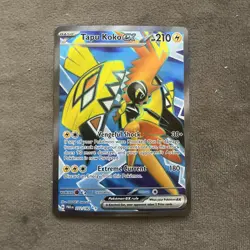 Tapu Koko ex 222/182 Full Art Ultra Rare Paradox Rift Pokemon Card NM - Image 1