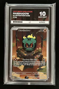 Marshadow 146/132 ACE Perfect 10s Mega Evolution Illustration Rare Pokemon TCG - Image 1