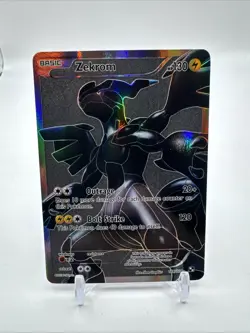 Pokemon TCG Zekrom Black White Holo Full Art Ultra Rare Card 114/114 - Image 1
