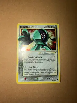 Pokemon Registeel Gold Star 92/92 EX Legend Maker Holo Ultra Rare - Image 3